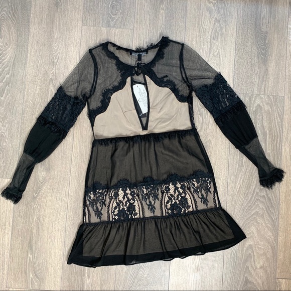 For Love & Lemons Alexa Mini Dress Size S NWT - Picture 9 of 16